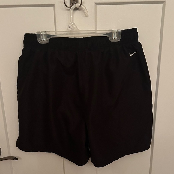 Nike Black Shorts with White Logo - Picture 4 of 6
